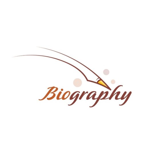 biography logo handwriting concept fountain 600nw 2422715599